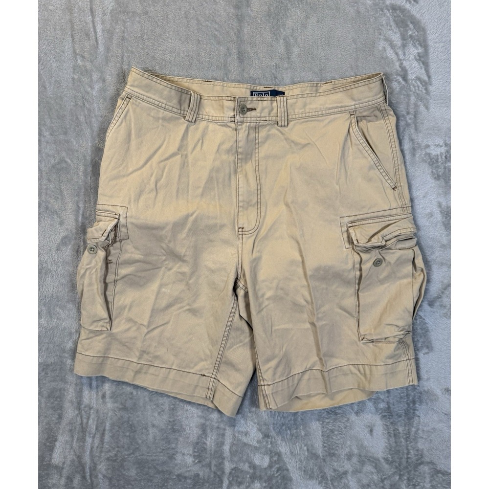 Polo Ralph Lauren Cargo Shorts Mens 38 Classic Polo 67 Chino Pockets Outdoor